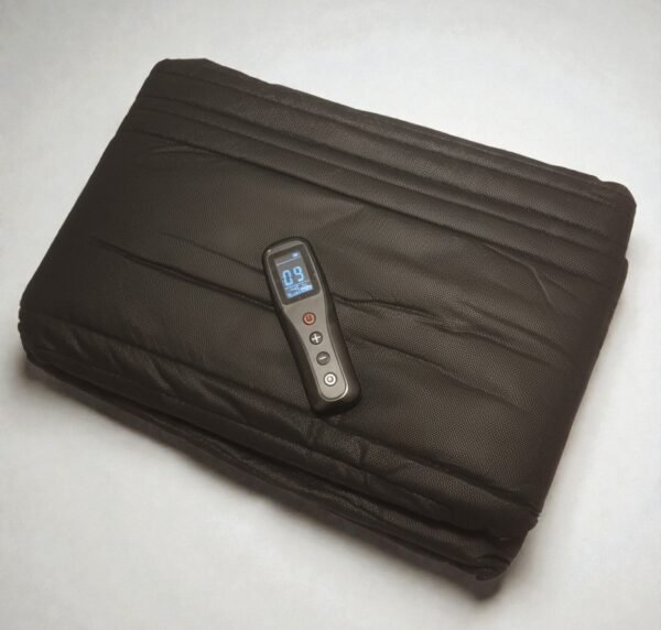 Surmatelas chauffant connecté avec sa télécommande